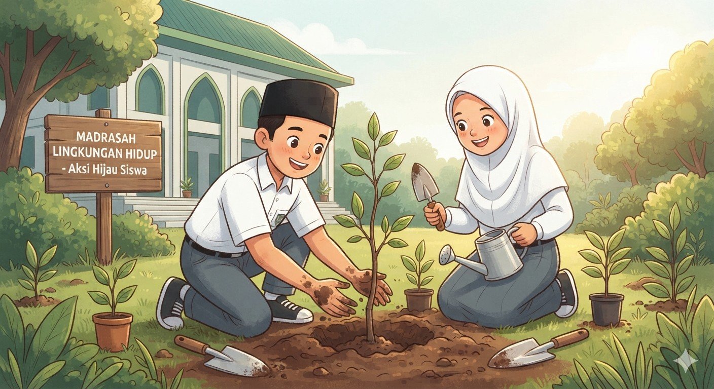 Hijau Madrasahku, Lestari Bumiku: Mengetuk Pintu Iman Lewat Isu Perubahan Iklim